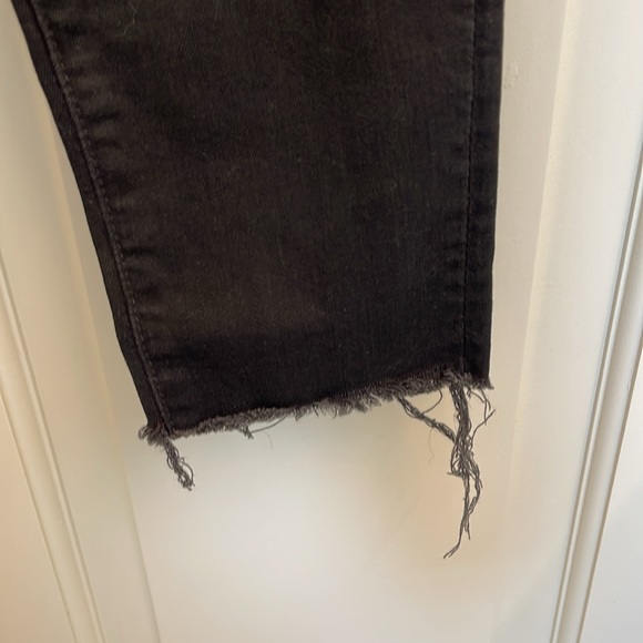 EUC Mother black skinny cropped skinny jeans 25 - Picture 6 of 16